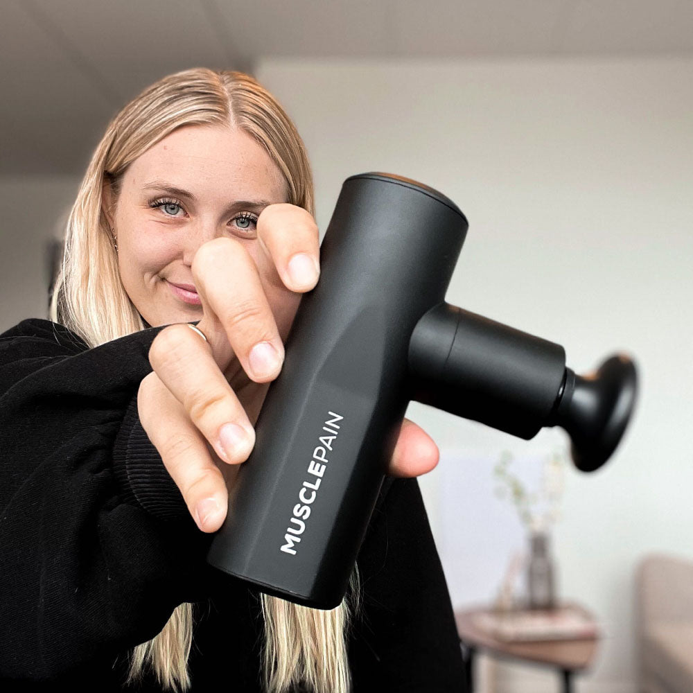 MusclePain - Mini Hierontapistooli kantolaukulla